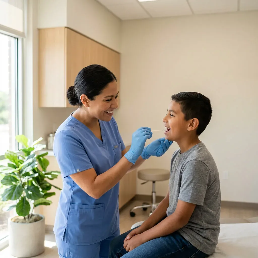 Strep Test - Clínica Hispana Airline Houston